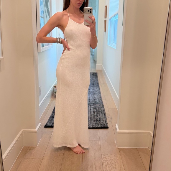 Princess Polly Dresses & Skirts - Princess Polly White Halter Maxi Dress